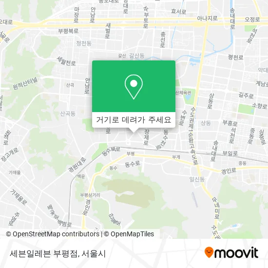 세븐일레븐 부평점 지도