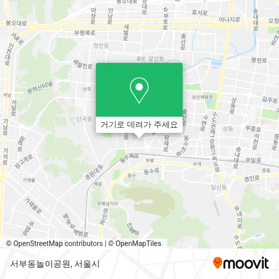 서부동놀이공원 지도