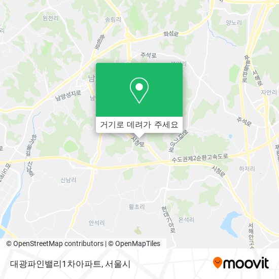 대광파인밸리1차아파트 지도