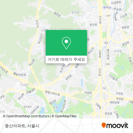 풍산아파트 지도