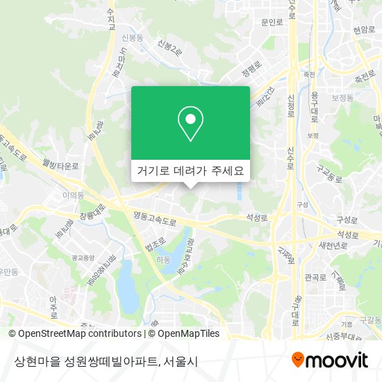 상현마을 성원쌍떼빌아파트 지도