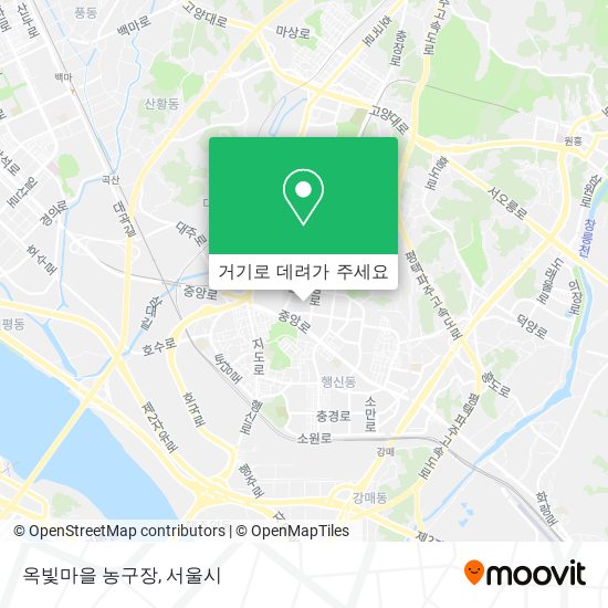 옥빛마을 농구장 지도
