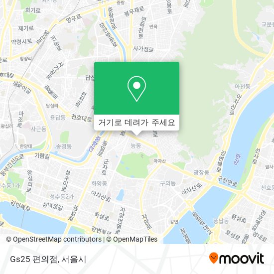 Gs25 편의점 지도