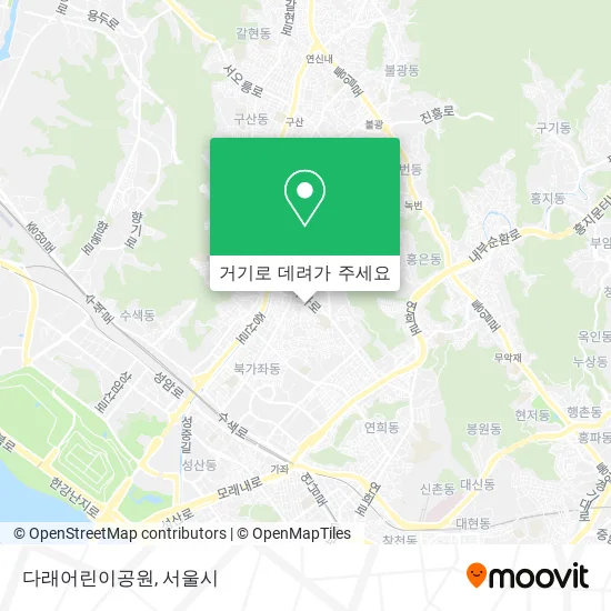 다래어린이공원 지도
