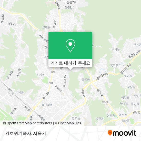 간호원기숙사 지도