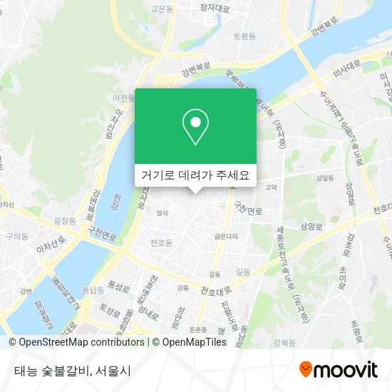 태능 숯불갈비 지도