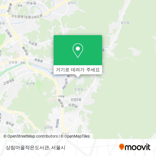 상림마을작은도서관 지도