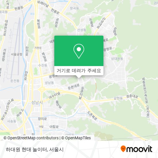 하대원 현대 놀이터 지도
