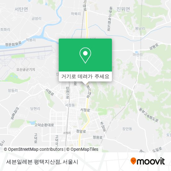 세븐일레븐 평택지산점 지도