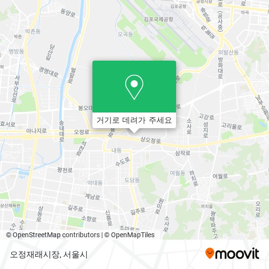 오정재래시장 지도