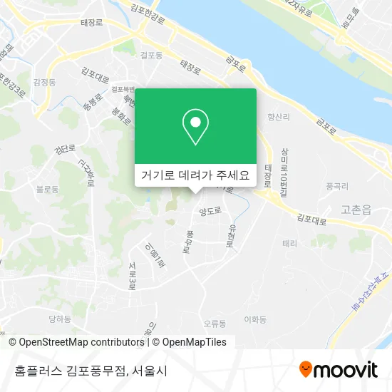 홈플러스 김포풍무점 지도