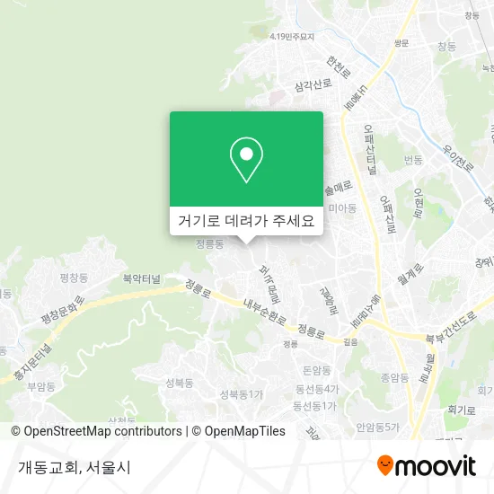개동교회 지도