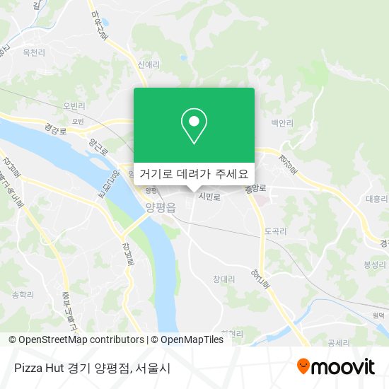 Pizza Hut 경기 양평점 지도