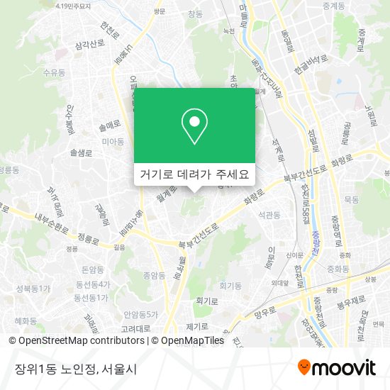 장위1동 노인정 지도