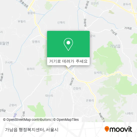 가남읍 행정복지센터 지도