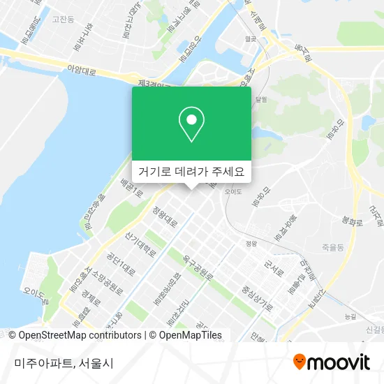 미주아파트 지도