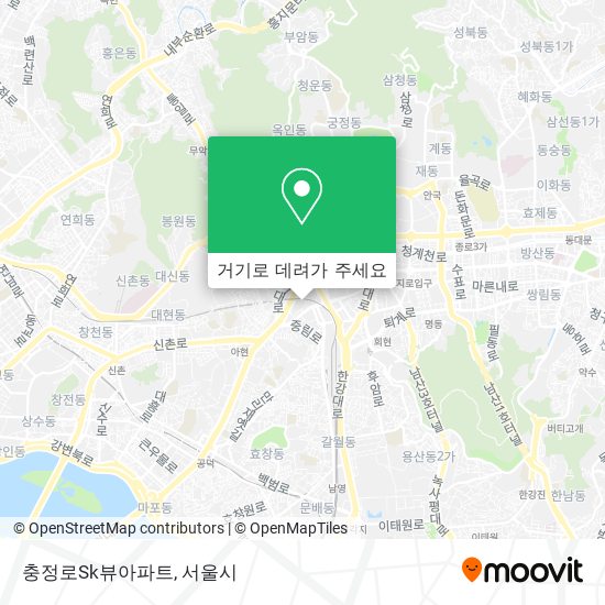 충정로Sk뷰아파트 지도