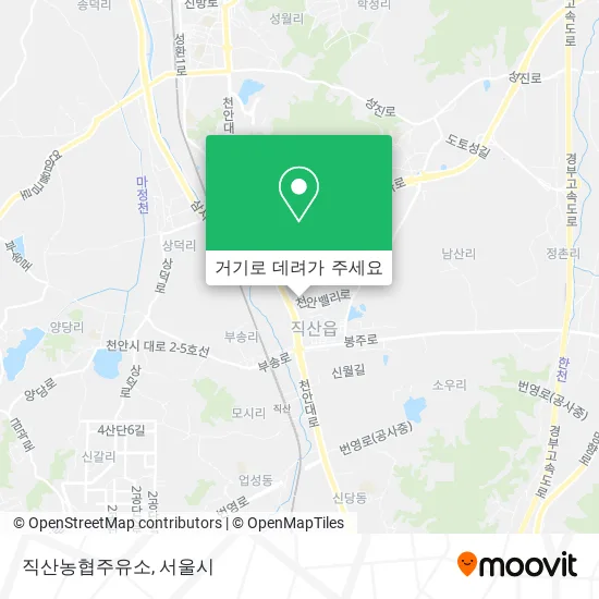 직산농협주유소 지도