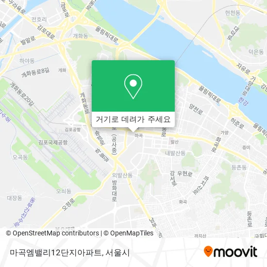 마곡엠밸리12단지아파트 지도