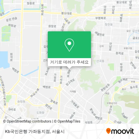 Kb국민은행 가좌동지점 지도