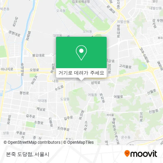 본죽 도당점 지도