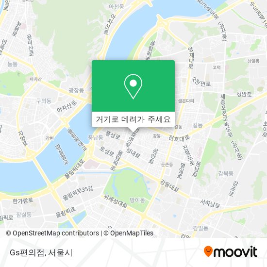 Gs편의점 지도