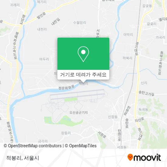 적봉리 지도