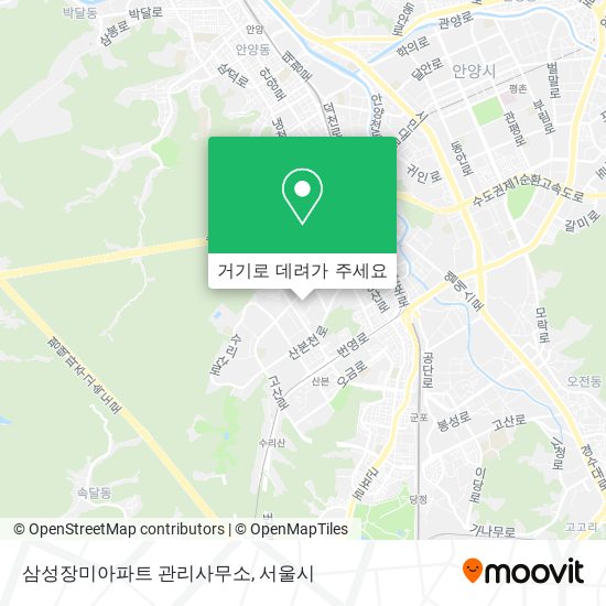 삼성장미아파트 관리사무소 지도