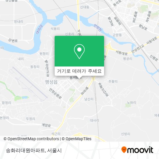 송화리대원아파트 지도