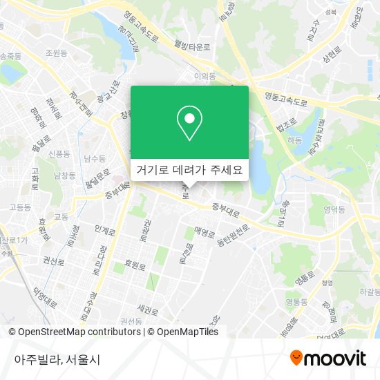 아주빌라 지도