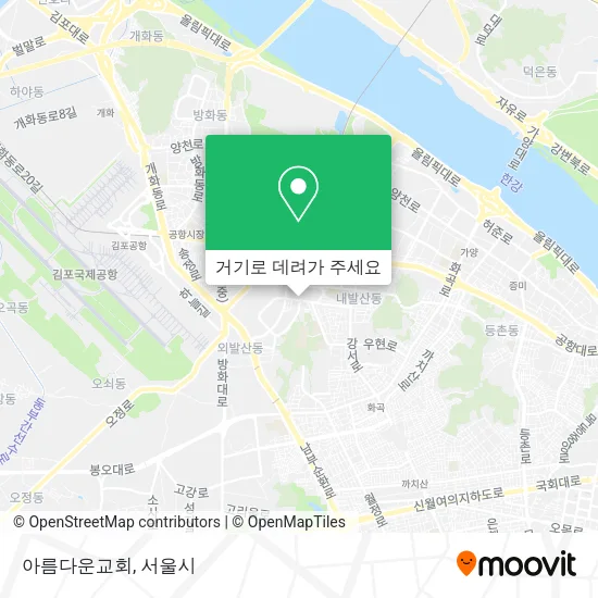 아름다운교회 지도