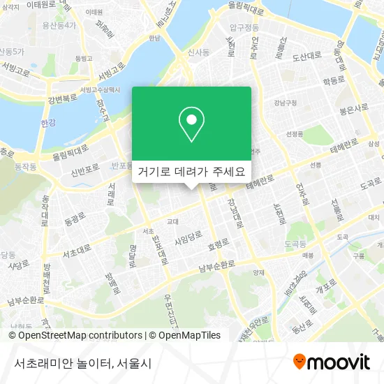 서초래미안 놀이터 지도
