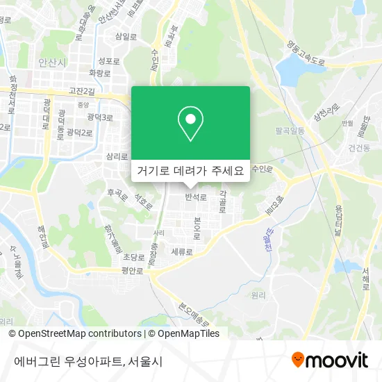 에버그린 우성아파트 지도