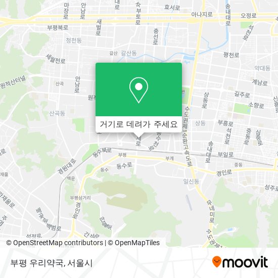 부평 우리약국 지도