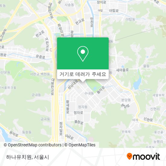 하나유치원 지도
