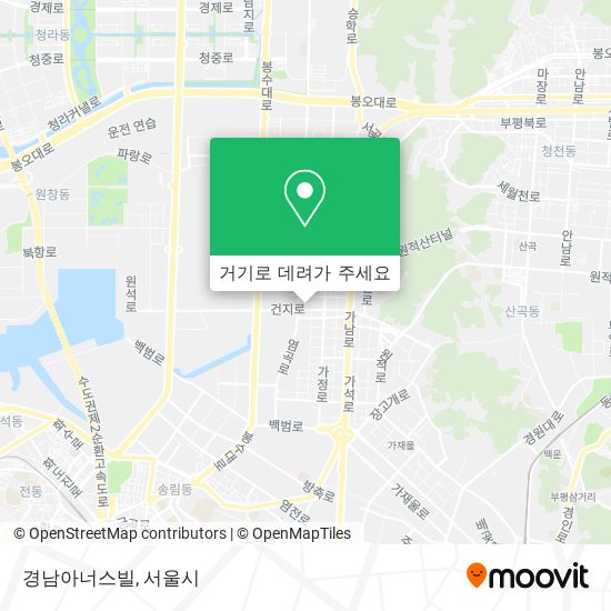 경남아너스빌 지도