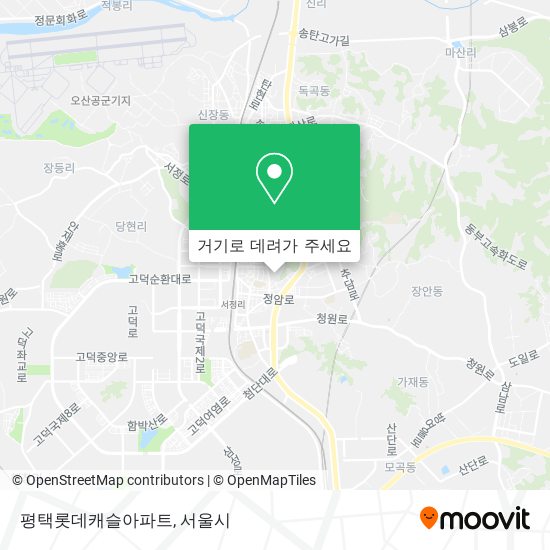 평택롯데캐슬아파트 지도