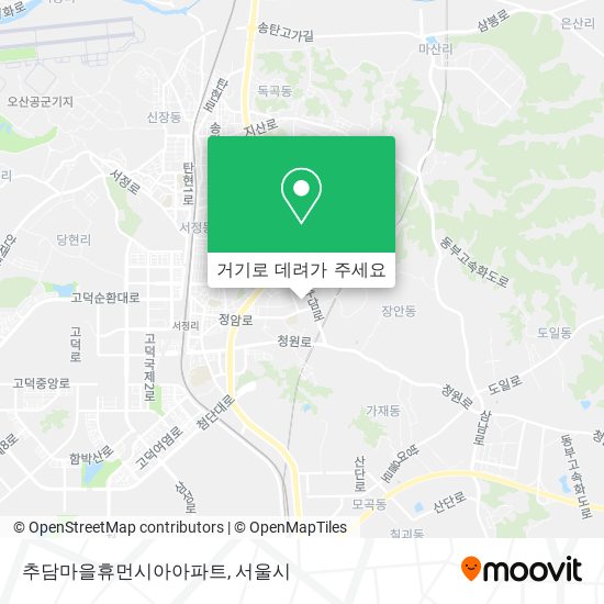 추담마을휴먼시아아파트 지도