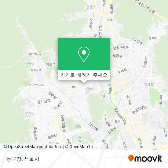 농구장 지도