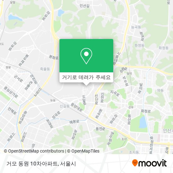 거모 동원 10차아파트 지도