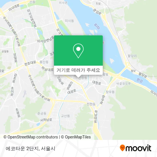 에코타운 2단지 지도
