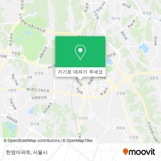한영아파트 지도