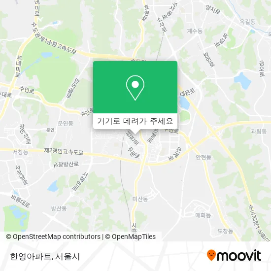 한영아파트 지도
