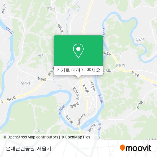 은대근린공원 지도