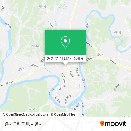 은대근린공원 지도