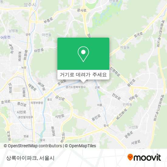 상록아이파크 지도