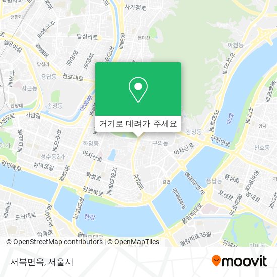 서북면옥 지도