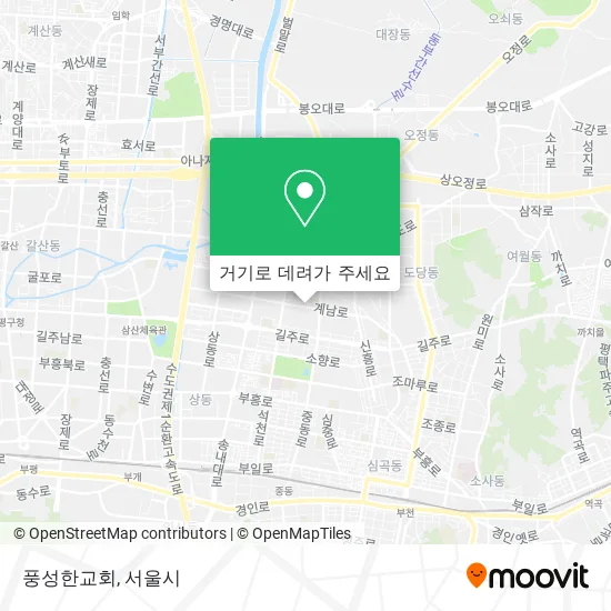 풍성한교회 지도