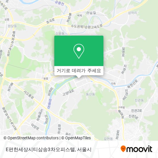 E편한세상시티삼송3차오피스텔 지도