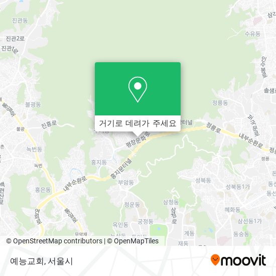 예능교회 지도